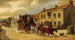 Taferelen van een koets - John Charles Maggs — weergave van het kunstwerk