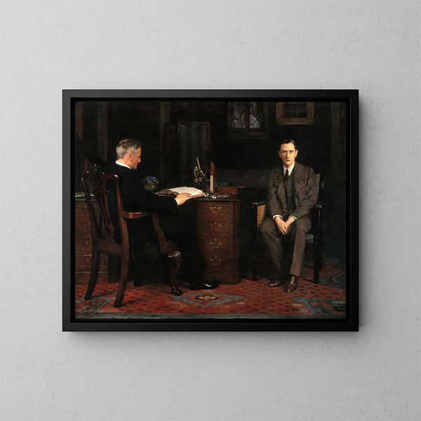 Sententie van de dood - John Collier — ingelijst kunstwerk aan de muur
