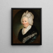 Portret van Mme Dobbyn - John Comerford — ingelijst kunstwerk aan de muur