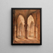 L'intérieur de l'église du Temple de Londres - John Coney — framed artwork on a wall