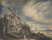 Een molen bij Colchester - John Constable — weergave van het kunstwerk