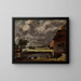 Een uitzicht op de oevers van de rivier Stour - John Constable — ingelijst kunstwerk aan de muur