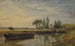 Barge sous l'écluse de Flatford - John Constable — artwork view
