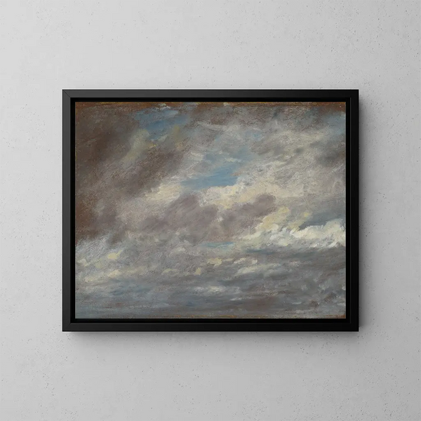 Studie van de wolken - John Constable — ingelijst kunstwerk aan de muur