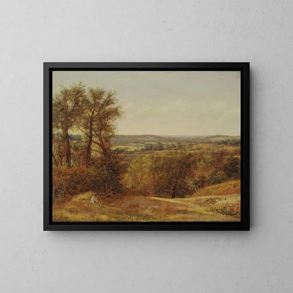 Vallei van Dedham - John Constable — ingelijst kunstwerk aan de muur