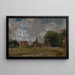 Golding House by John Constable in East Bergholt, the artist's birthplace - John Constable — framed artwork on a wall