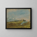 Hampstead Heath met een kampvuur - John Constable — ingelijst kunstwerk aan de muur