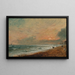 Plage de Hove - John Constable — framed artwork on a wall