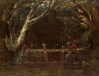 John Constable - Landscape The Lock.webp