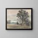 Landschap in East Bergholt - John Constable — ingelijst kunstwerk aan de muur