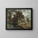 On the Stour River - John Constable — framed artwork on a wall