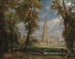 van de Salisbury-kathedraal vanaf de tuinen van de bisschoppen - John Constable — weergave van het kunstwerk