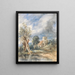 Church of Stoke Poges - John Constable — framed artwork on a wall