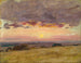 Zomeravond met onweerswolken - John Constable — weergave van het kunstwerk