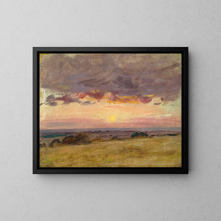 John Constable - Summer Evening With Storm Clouds.webp
