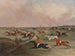 De jacht op Quorn in volle gang, tweede paarden - John Dalby — weergave van het kunstwerk