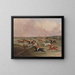 De jacht op Quorn in volle gang, tweede paarden - John Dalby — ingelijst kunstwerk aan de muur