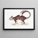 Eekhoorn met grote staart Sciurus macrourus - John Edward Gray — ingelijst kunstwerk aan de muur