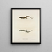 Salamander met oren - John Edwards Holbrook — ingelijst kunstwerk aan de muur