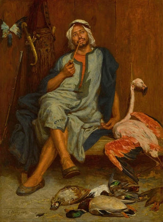 John Evan Hodgson - A Tunisian Bird Seller.webp