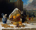 Natuurstudie met lunch - John F. Francis — weergave van het kunstwerk