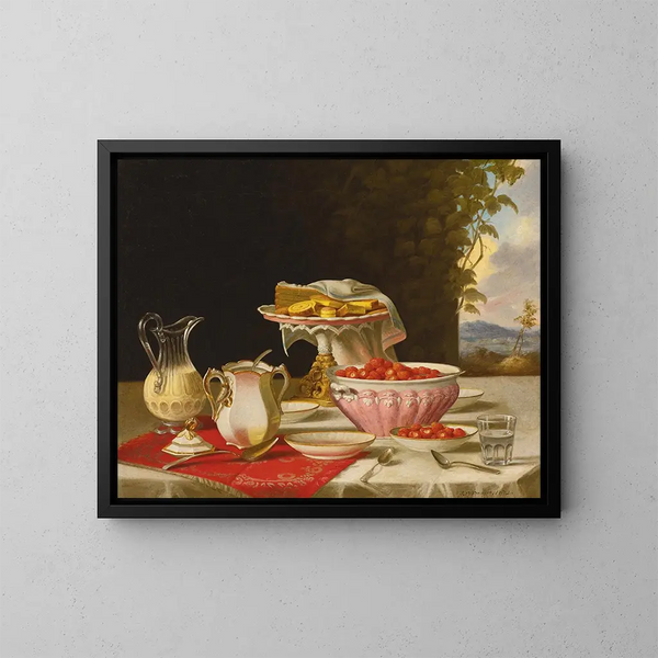 Le Dessert - John F. Francis — ingelijst kunstwerk aan de muur