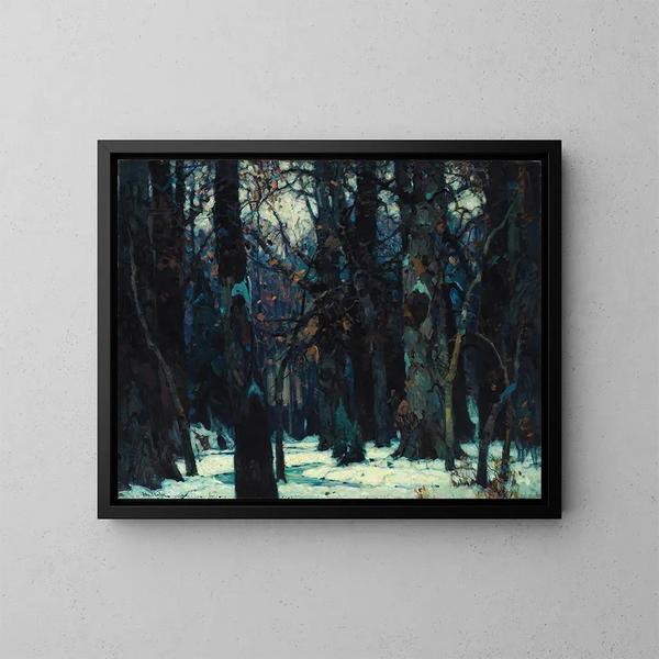 Stilzwijgend peinzend - John Fabian Carlson — ingelijst kunstwerk aan de muur