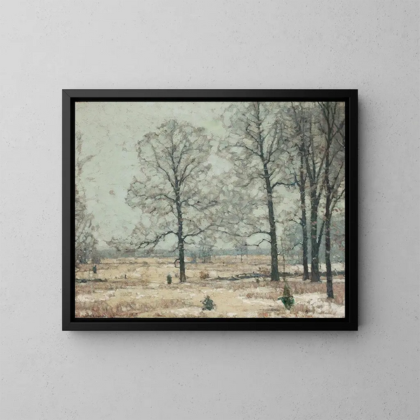 Winterbeuken - John Fabian Carlson — ingelijst kunstwerk aan de muur