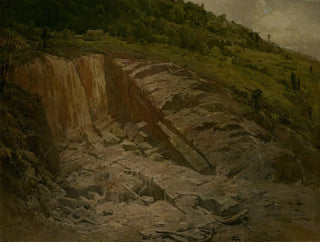 John Ferguson Weir - An Abandoned Quarry.webp