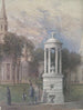 Fontaine Bennett op New Haven Green - John Ferguson Weir — weergave van het kunstwerk