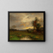 ondergaande zon - John Francis Murphy — ingelijst kunstwerk aan de muur