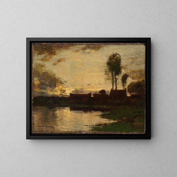 Klein landschap - John Francis Murphy — ingelijst kunstwerk aan de muur