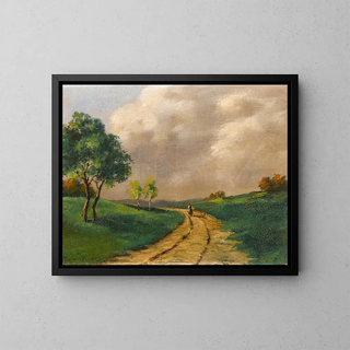 De terugweg - John Francis Murphy — ingelijst kunstwerk aan de muur