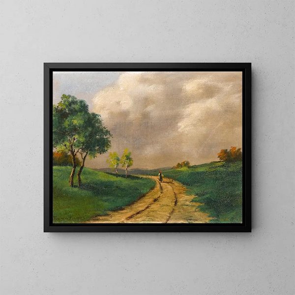 De terugweg - John Francis Murphy — ingelijst kunstwerk aan de muur
