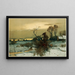 Winterlandschap - John Francis Murphy — ingelijst kunstwerk aan de muur
