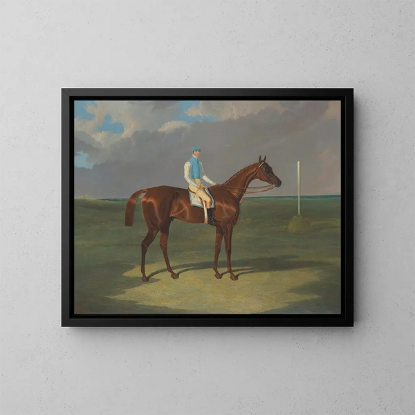 Sint-Gillis met William Scott, winnaar van de Derby - John Frederick Herring de Oude — ingelijst kunstwerk aan de muur