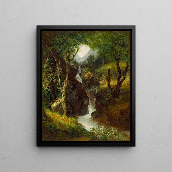 John Frederick Kensett - Cascade in the Forest.webp