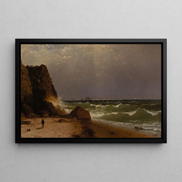 John Frederick Kensett - Near Newport Rhode Island.webp
