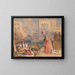 Vendeurs de fruits sur un canal vénitien - John Frederick Lewis — ingelijst kunstwerk aan de muur
