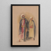 Cheikh Hussein de Gebel Tor et son fils - John Frederick Lewis — ingelijst kunstwerk aan de muur