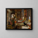 Het Harem - John Frederick Lewis — ingelijst kunstwerk aan de muur