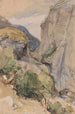 La Via Mala - John Frederick Lewis — weergave van het kunstwerk