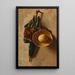 Parapluie, chapeau et sac de tapis - John Frederick Peto — ingelijst kunstwerk aan de muur