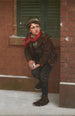 Anticiper le moment parfait - John George Brown — weergave van het kunstwerk