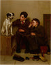 Tussen de handen van de vijand - John George Brown — weergave van het kunstwerk