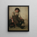 Luiende aapjes - John George Brown — ingelijst kunstwerk aan de muur