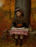 Op weg naar school - John George Brown — weergave van het kunstwerk