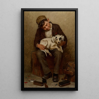 John George Brown - The Bootblacks Best Friend.webp