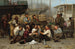 Het ontbijt van de kraanmachinisten - John George Brown — weergave van het kunstwerk