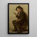 Le jeune artiste - John George Brown — ingelijst kunstwerk aan de muur